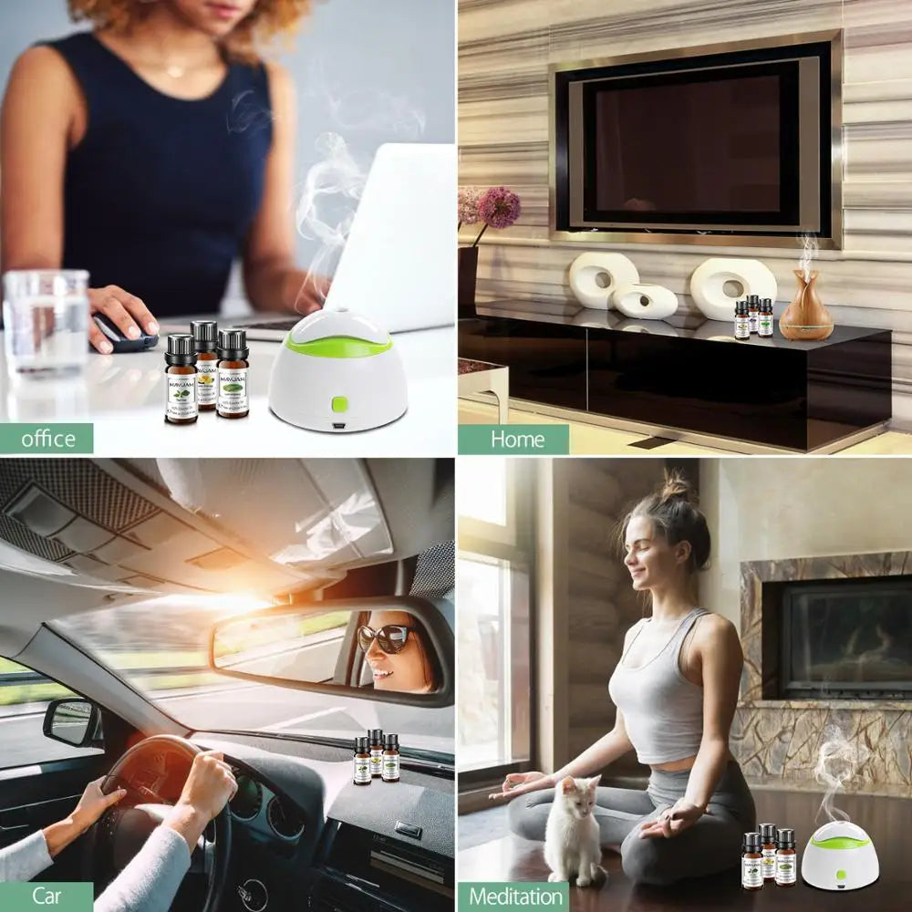 Ember & Glow Essential Oil Gift Set — 6 Fragrance Oils for Diffusers & Warmers