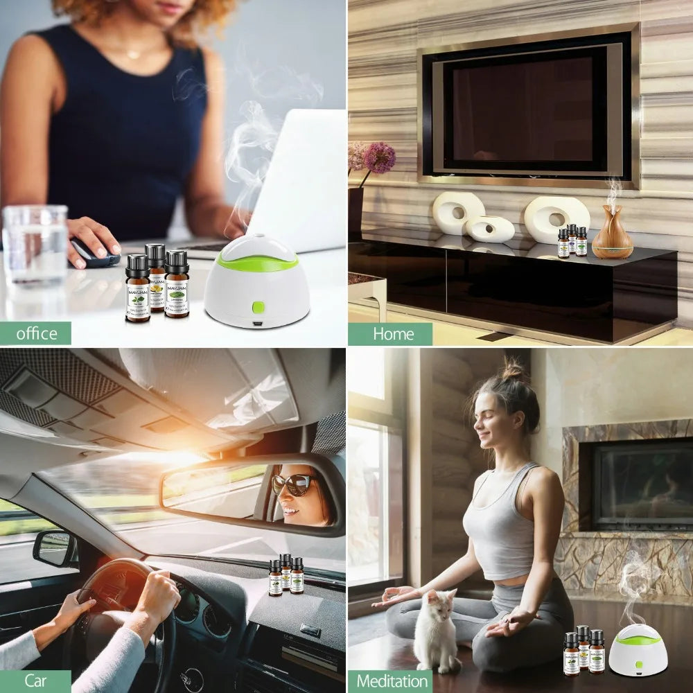 Ember & Glow Essential Oil Gift Set — 6 Fragrance Oils for Diffusers & Warmers