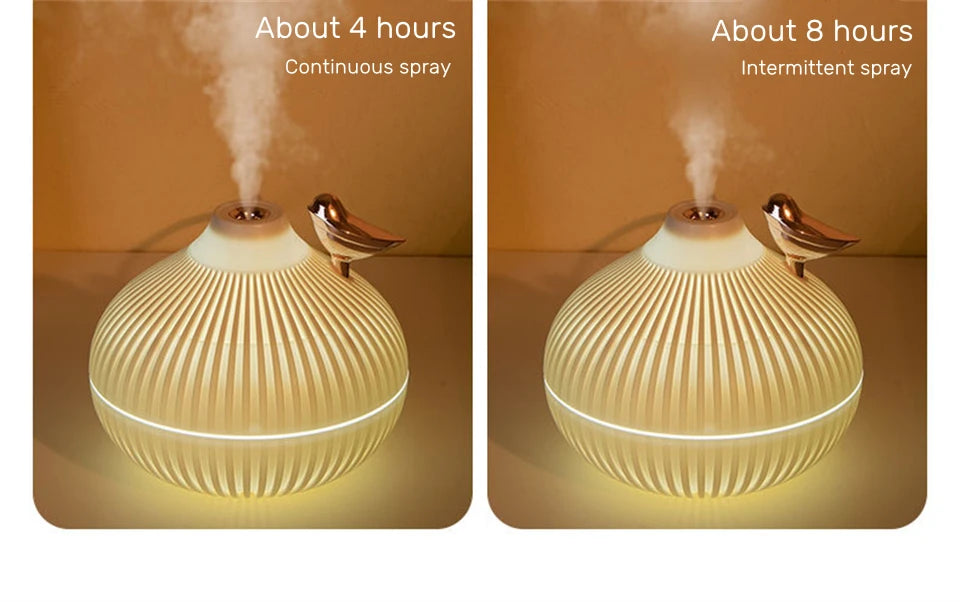 Ember & Glow USB Aroma Diffuser – 300ml Cool Mist with Warm LED Night Light