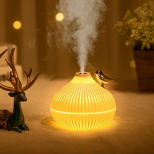 Ember & Glow USB Aroma Diffuser – 300ml Cool Mist with Warm LED Night Light