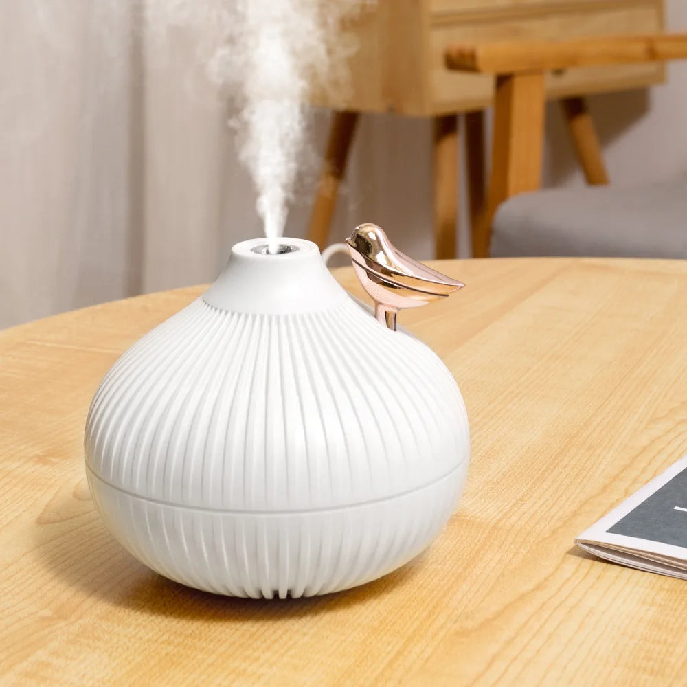 Ember & Glow USB Aroma Diffuser – 300ml Cool Mist with Warm LED Night Light